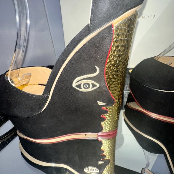 CHARLOTTE OLYMPIA TWO-FACED PLATFORM WEDGE - Picture 9 of 12